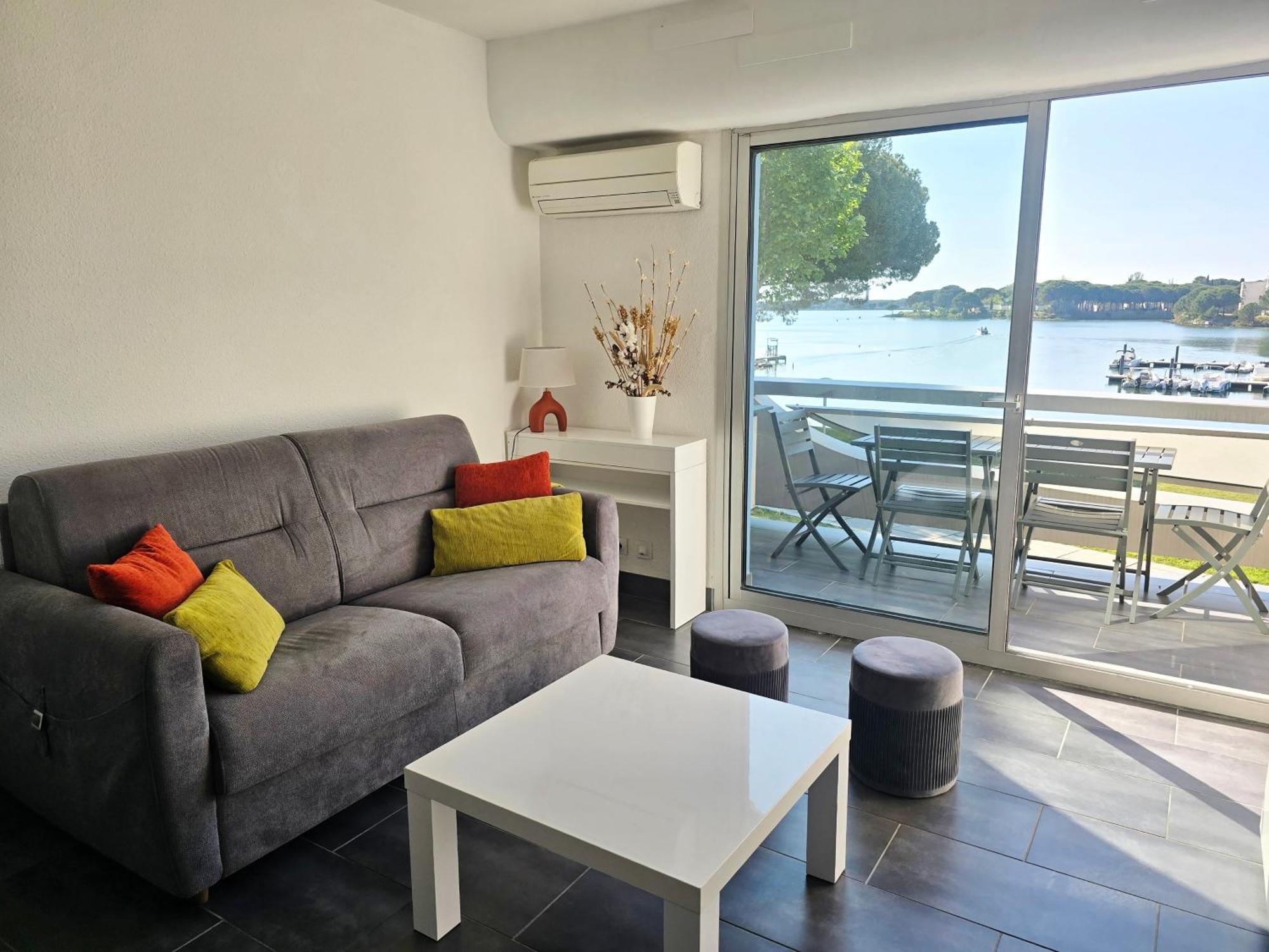 L'Olympe Vue Lac Parking Clim Wifi - Rossiconciergerie - Linge Inclus La Grande-Motte Exterior foto